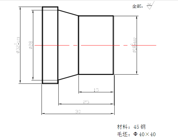 数控车床基本程序用G81指令编制下图工件的程序